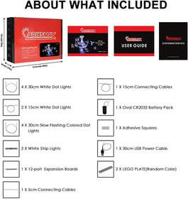 Led Lighting Kit for Ideas Doctor Who - Compatible with Lego 21304 Building Bloc