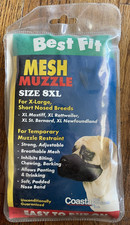 Coastal Pet Best Fit Mesh Dog Muzzle Size 8XL For X-Large Short Nosed Breeds NEW