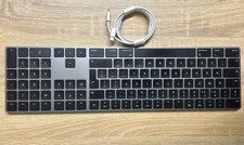 Apple Magic Keyboard  Genuine A1843 Space Grey /Black Edition + charging cable