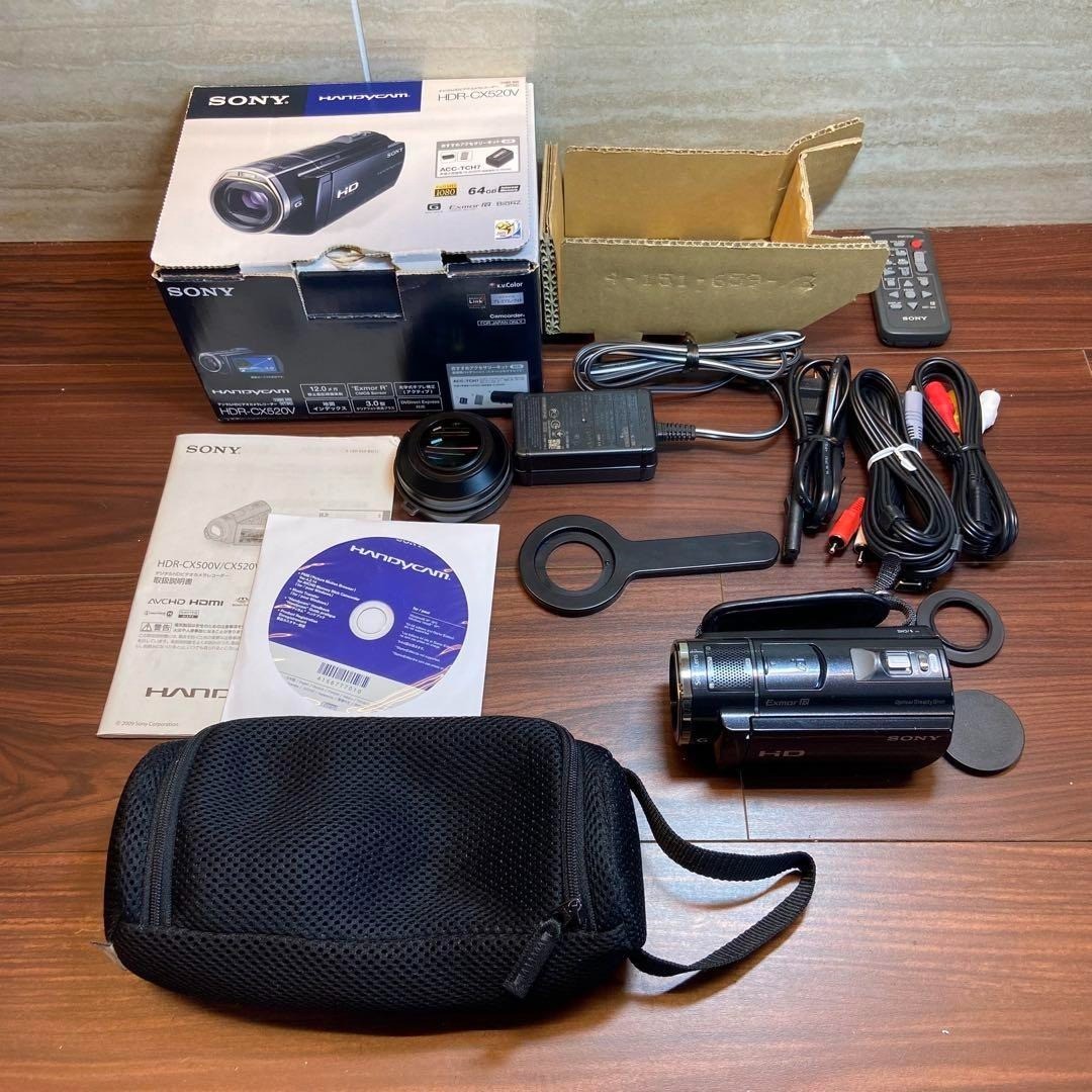 SONY - 【中古】(ソニー) SONY HDR-CX520V B ハンデイカム 中古 SONYソニー Handycamハンディカム ハイビジョンデジタル