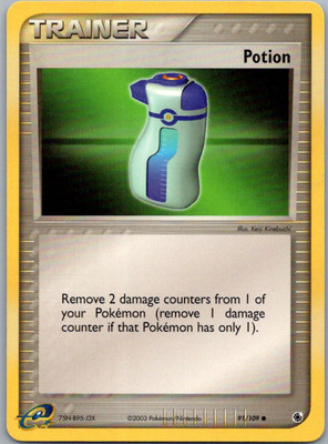 Pokemon Potion Ruby and Sapphire 91/109 Near Mint NM
