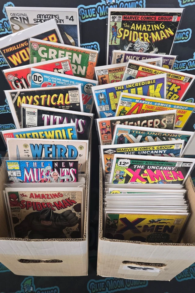 HUGE 1ST SHOW! £1 STARTS GOLDEN & SILVER AGE SINGLES, KEYS & SURPRISE DROPS