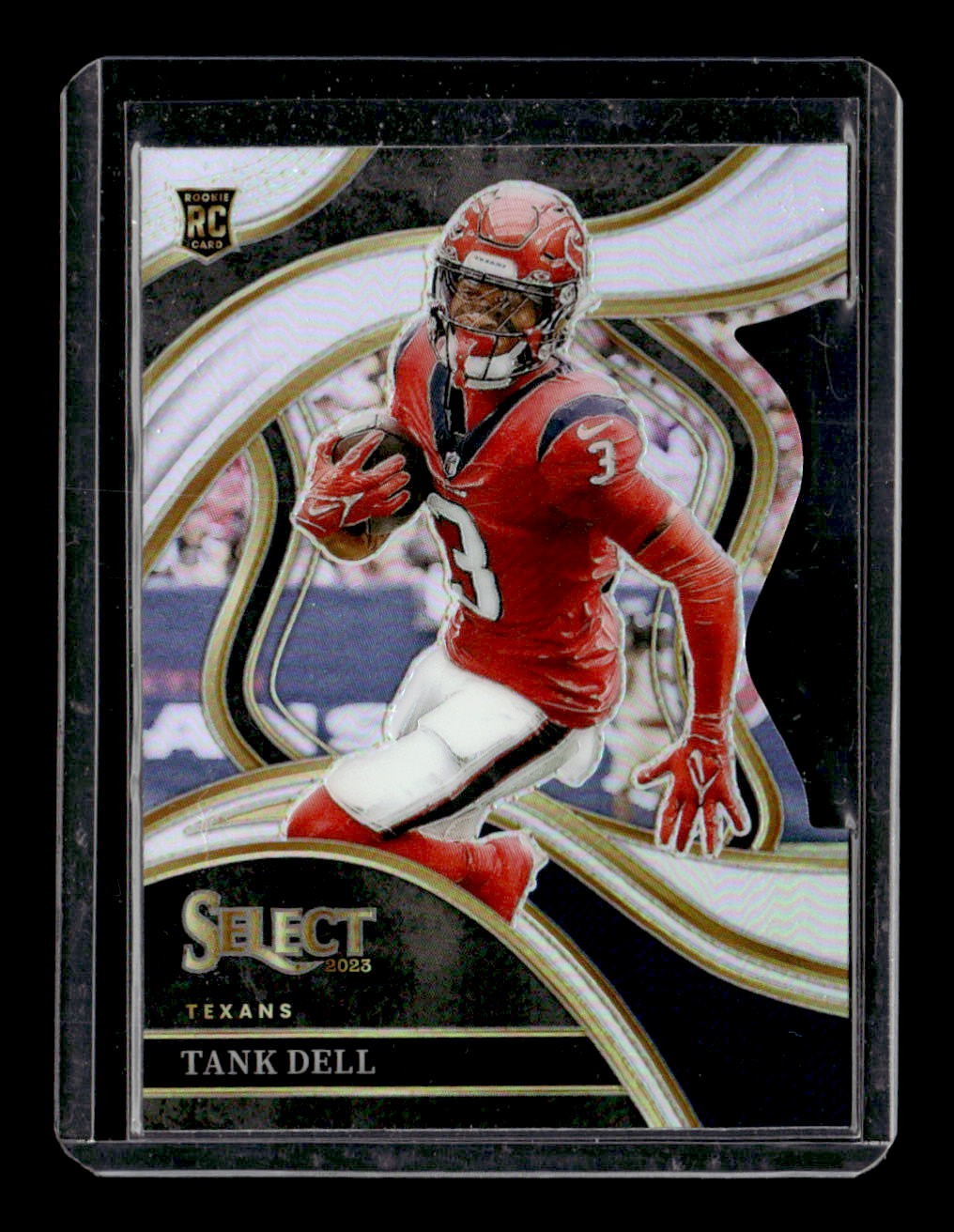 2023 Panini Select #219 Tank Dell Silver Prizms Die Cuts Houston Texans