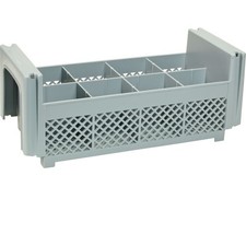 Cambro 8FBNH434151 8 Section Half Size Camrack® Flatware Basket