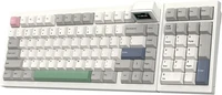 EPOMAKER RT98 Retro Gaming Keyboard w/Detachable Mini TV and Creamy Jade Switch