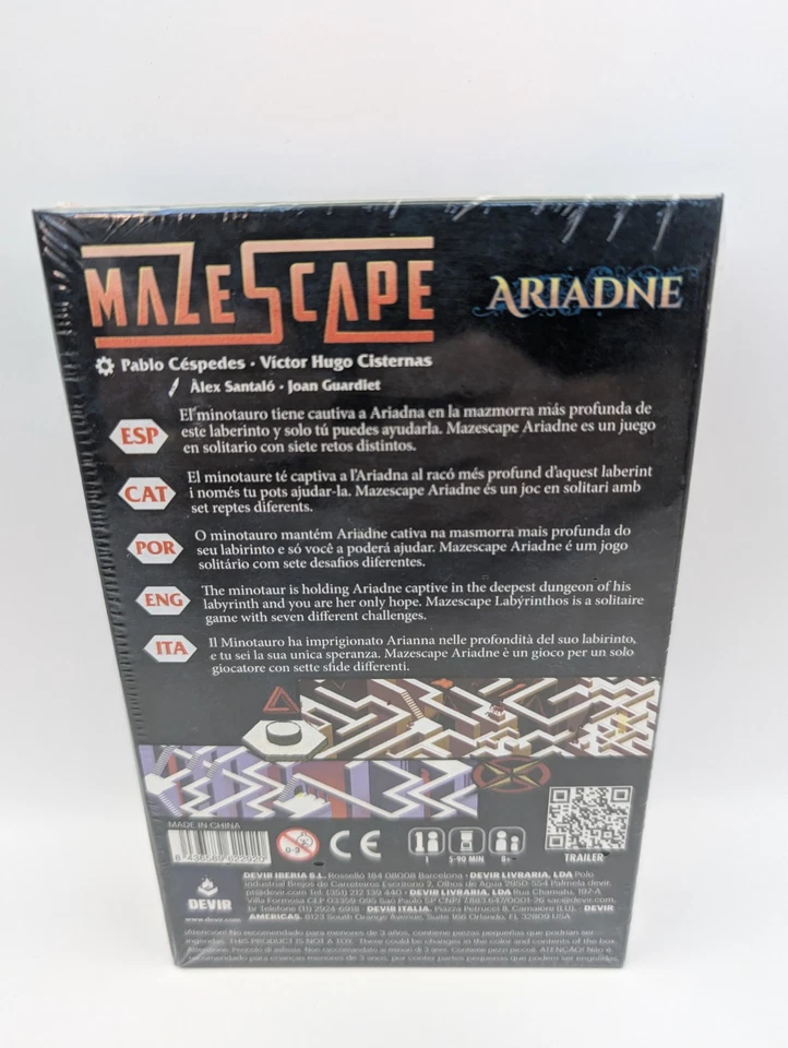 Mazescape Game By Ariadne Devir Games Brand New & Factory Sealed Rare  - Image 3 of 4