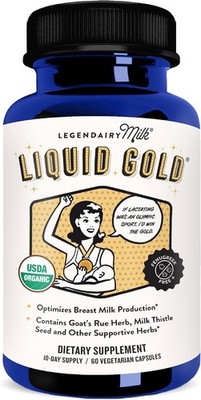 Legendairy Milk Liquid Gold 60 Organic Vegan Capsules No Additives 02/2028 NIB
