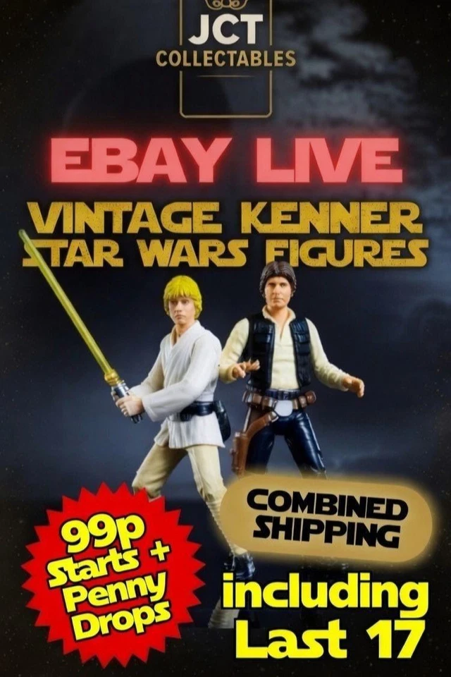 [Draft] Vintage Kenner Star Wars  Action Figures Including Last 17 - 99p Starts