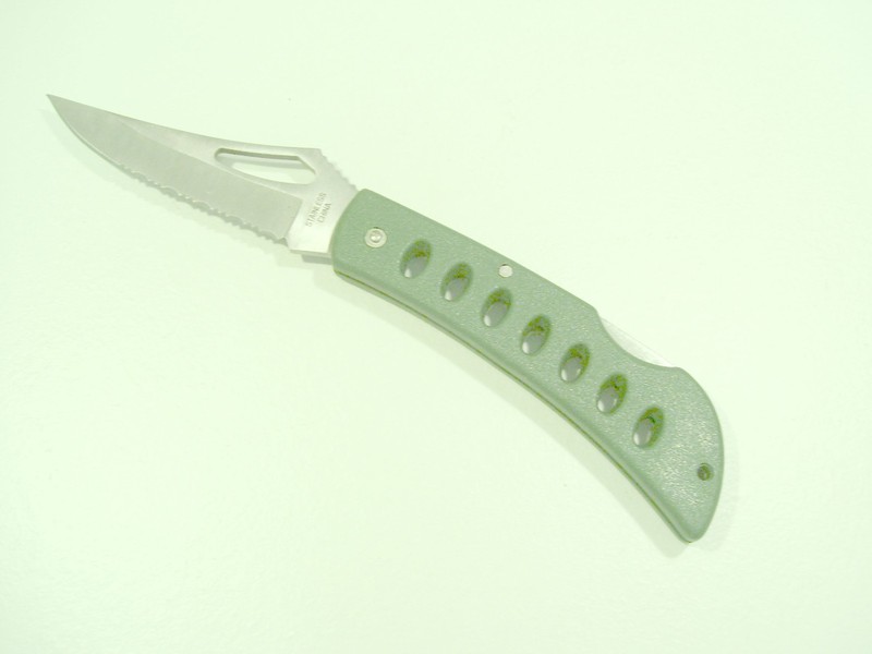 Frost Cutlery Eagle Eye PS Lockback Big Green Folding Pocket Knife EDC Brand New