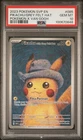 2023 Pokemon Pikachu Grey Felt Hat #085 BSP GEM MT PSA 10 Pokemon X Van Gogh