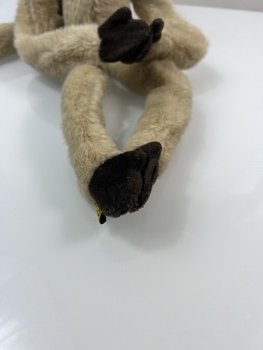 Juguete de peluche vintage Wild Republic K&M mono colgante animal de peluche beige tostado - Imagen 5 de 9