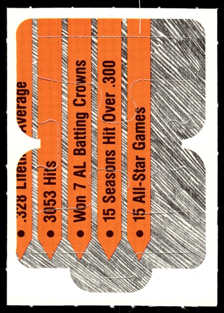 1992 Donruss Rod Carew Puzzle Rod Carew #43-45