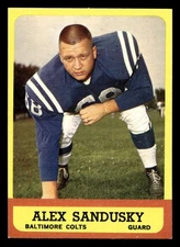 1963 Topps #6 Alex Sandusky Ex-Mint Colts ID: 488240