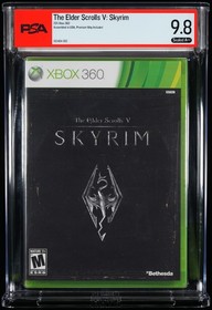 PSA 9.8 A++ Elder Scrolls Skyrim Xbox 360 Highest Graded 1st Print Premium Map