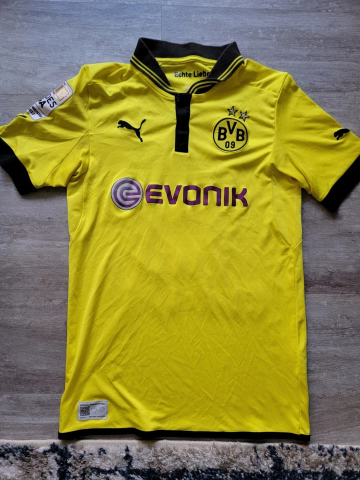 Puma Borussia Dortmund 2012/13 Home Jersey Mats Hummels BVB Mens S - Image 2 of 2