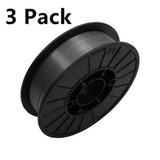 E71T-GS .035" (0.9mm) Gasless Flux Core Mild Steel MIG Welding Wire 10 Lbs 3Pack