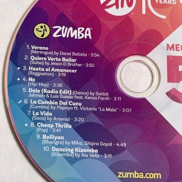 ZIN Zumba Instructor Network CD Fitness Mega Mix Exercise ZIN Zumba Instructor Network CD Fitness Mega Mix Exercise