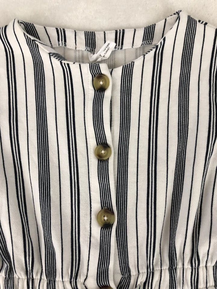 белое и синее полосатое платье zara размер 7 - Изображение 4 из 4