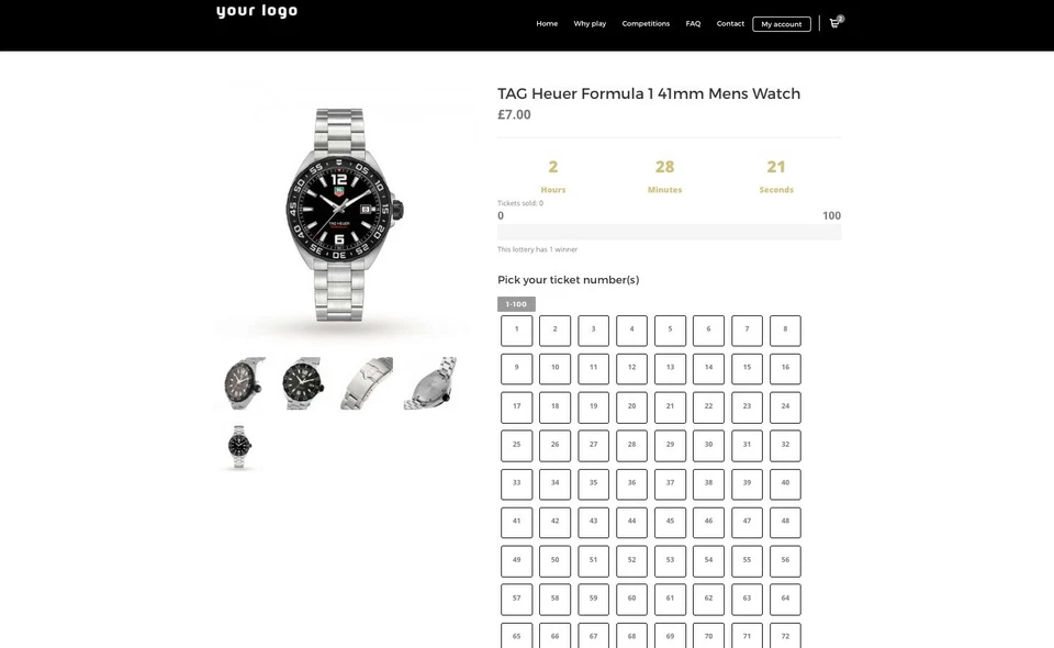 Negocios en línea | Sitio web de lotería de rifa de competencia - £ Ganar dinero al instante Foto 4 de 4