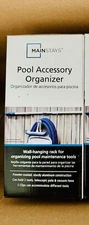 Mainstays Grey Swimming Pool Accessory Organizer - Powder Coated Aluminum