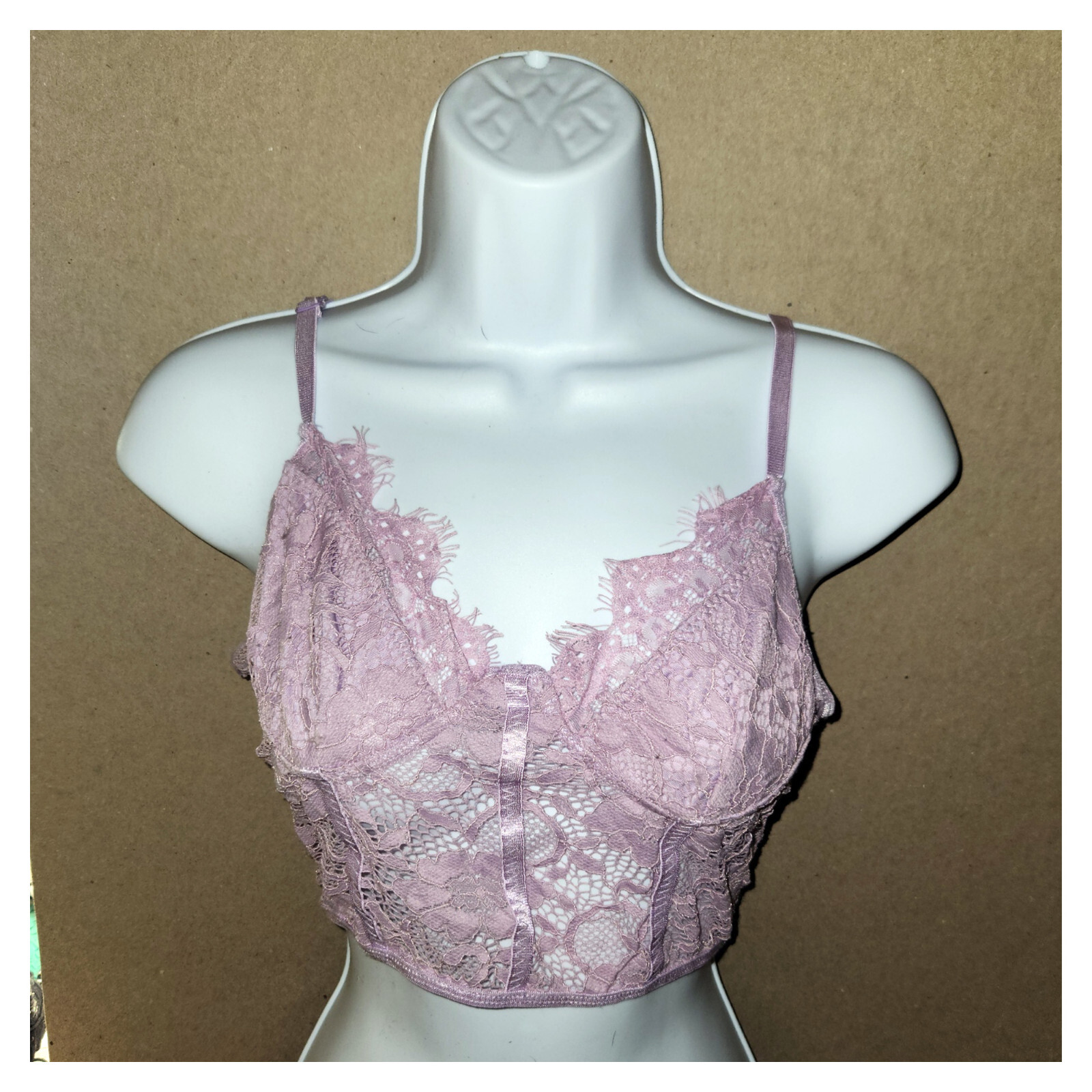 Untagged Wireless Lavender Pullover Bralette 34B  T2-image