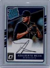 2017 Donruss Optic #RRS-AM Adalberto Mejia Rated Rookies Signatures Holo #/150