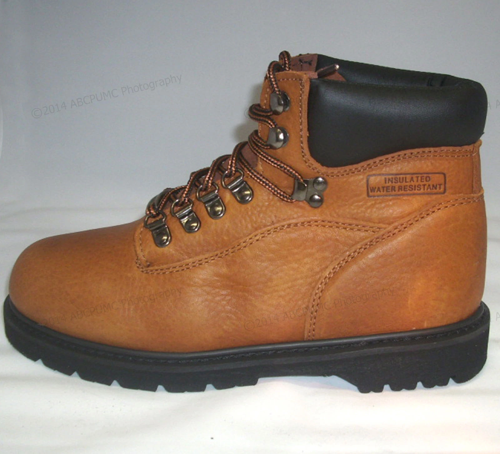 NIB Men's Oily Leather Sierra Waterproof Hiker Work Boot Shoes Brown Sizes:7-15