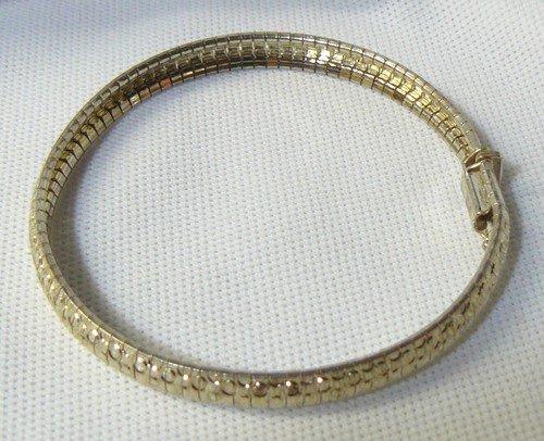 Sterling Silver Flexible Bangle Bracelet