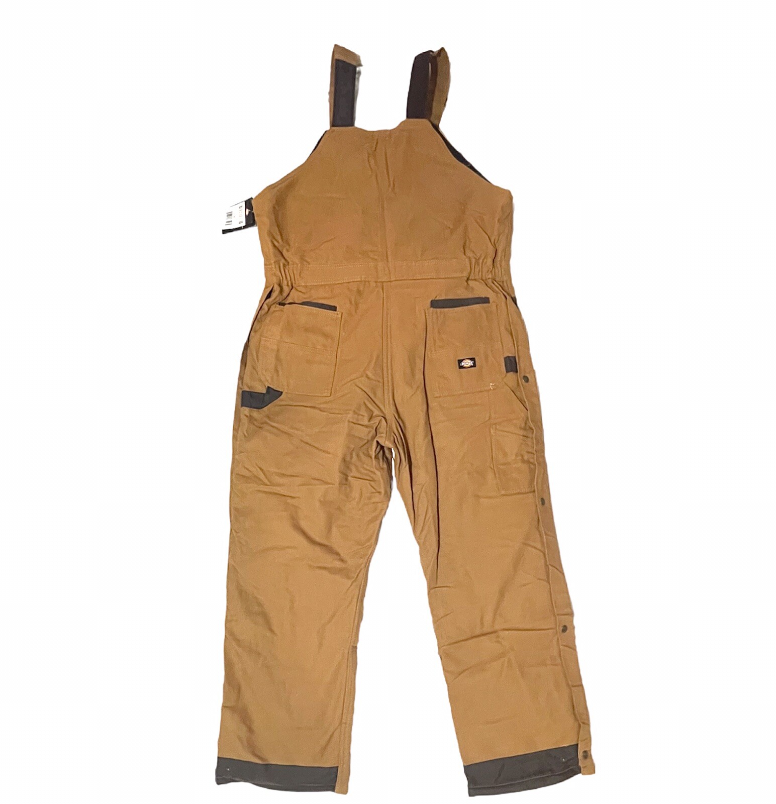 New - Dickies heavyweight duck bib overall Reinforced Double Knee. Size XL image 2