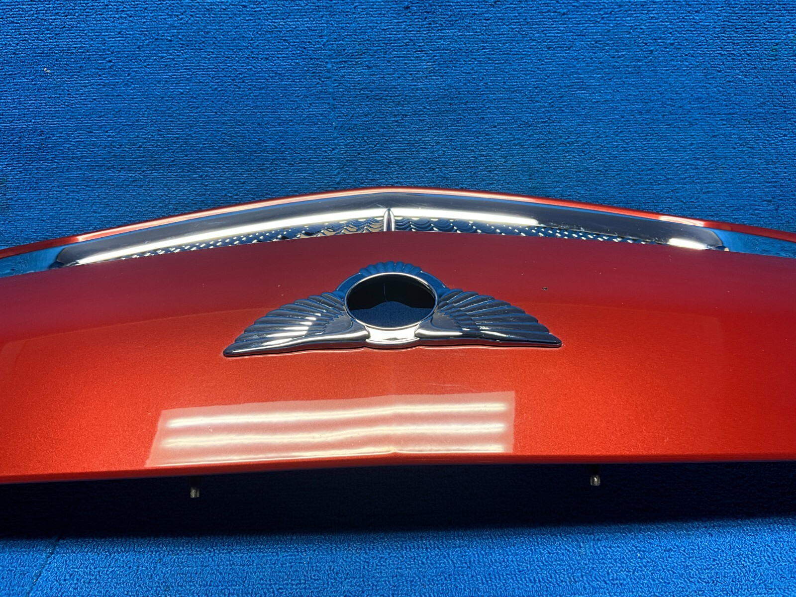 RED 2006-2010 BENTLEY CONTINENTAL GTC FRONT GRILL MESH HOOD BEZEL TRIM OEM