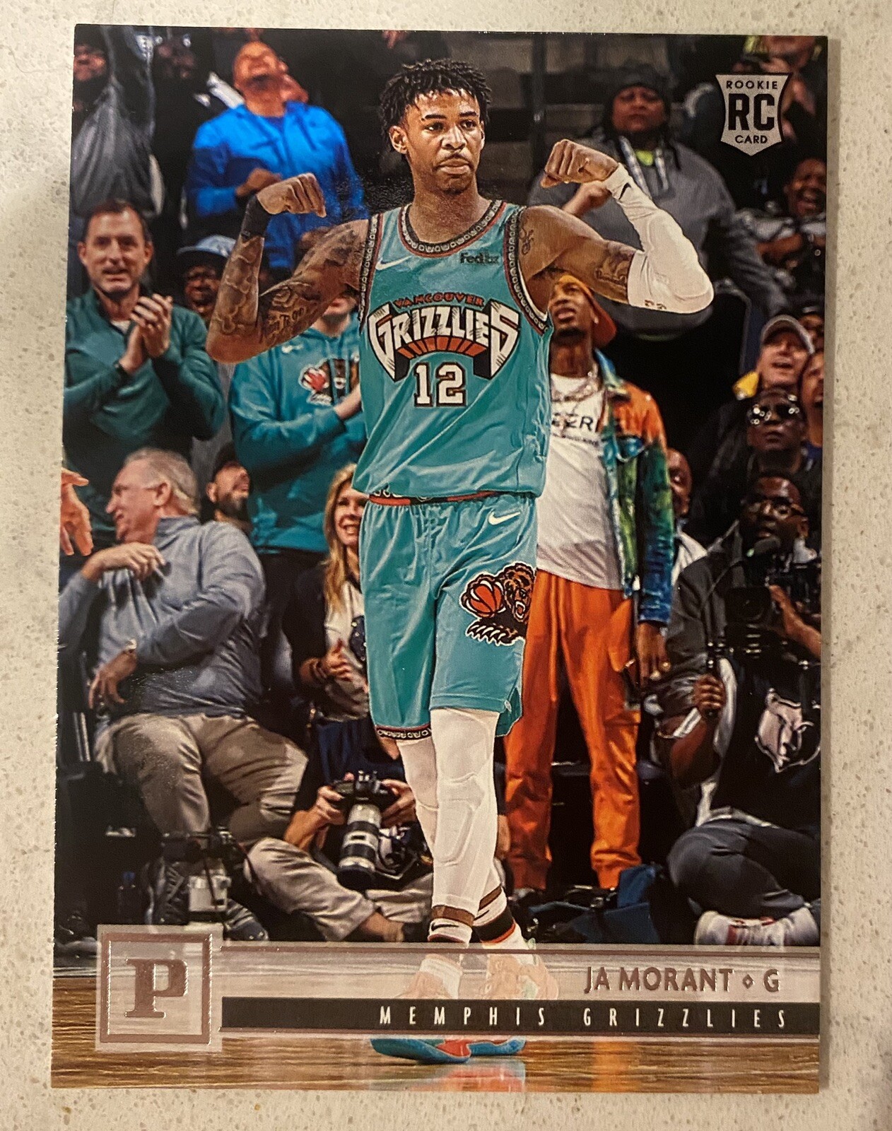 Young Dolph 2019-20 Panini Chronicles Ja Morant Rookie Card - PSA