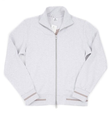 Luigi Borrelli Napoli Slim-Fit Soft Jersey Cotton Athletic Track Jacket XL NWT