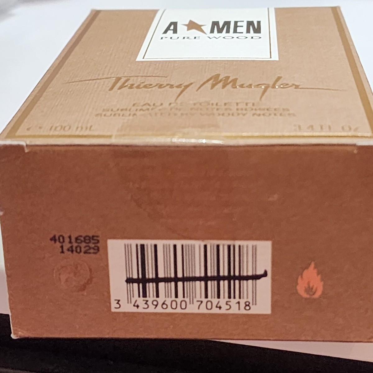 Thierry Mugler A*Men Pure Wood 3.4oz 100ml Eau De Toilette NEW IN