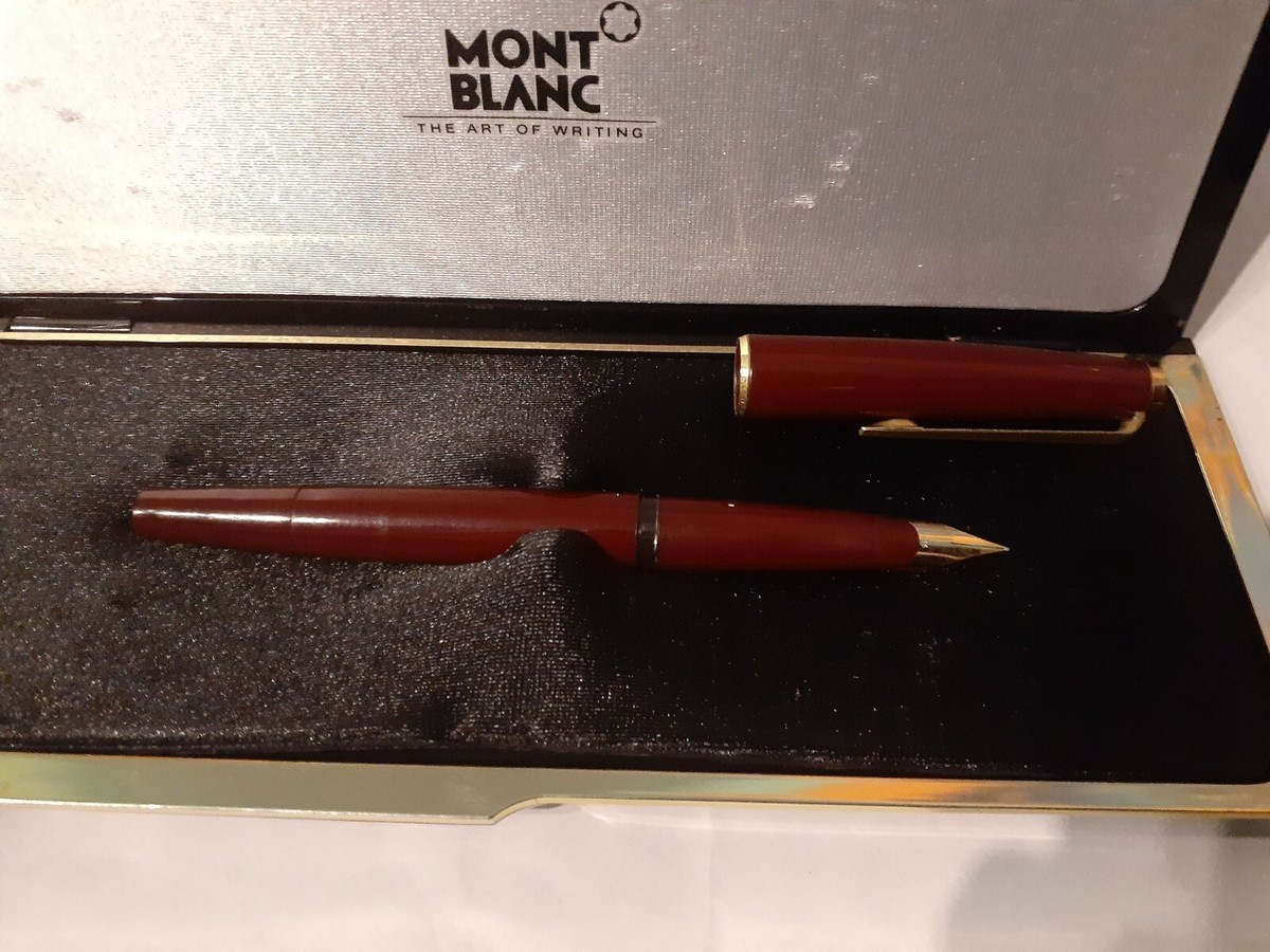 Vintage Montblanc 320 Fountain Pen in Bordeaux Color