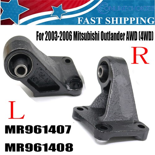 MR961407/8 L+R Rear Differential Support Mount Bushing FOR Outlander