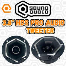 Soundqubed HDS PAT1 Q logo Pro Audio Tweeter Car Audio 3.8" Competition Audio