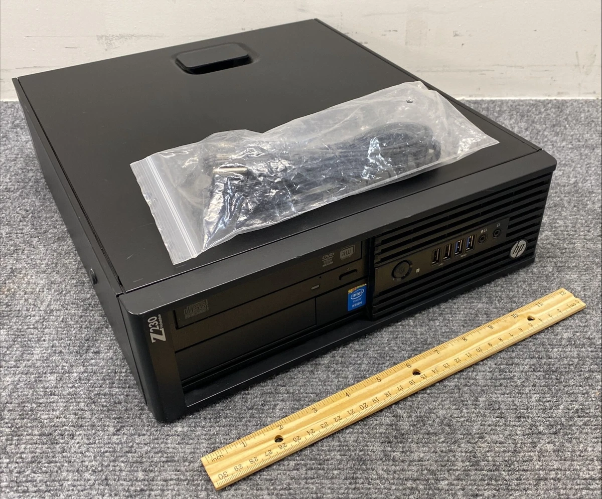 HP Z230 SFF Workstation w/ Xeon E3-1226 v3, 8GB, 1TB HDD w/Radeon HD 8570 & Cord