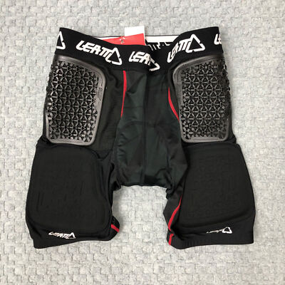 Leatt Impact Shorts DBX 5.0 Armourgel Mens Medium Black Red Motocross Biker New