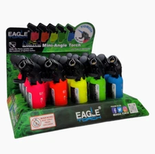 EAGLE TORCH 45 Degree Single Flame Torch PT116BN NEON Assorted Colors Pack of 20