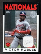 2021 Topps Series 1 Victor Robles 1986 Topps Jersey Relic Nationals #86R-VR