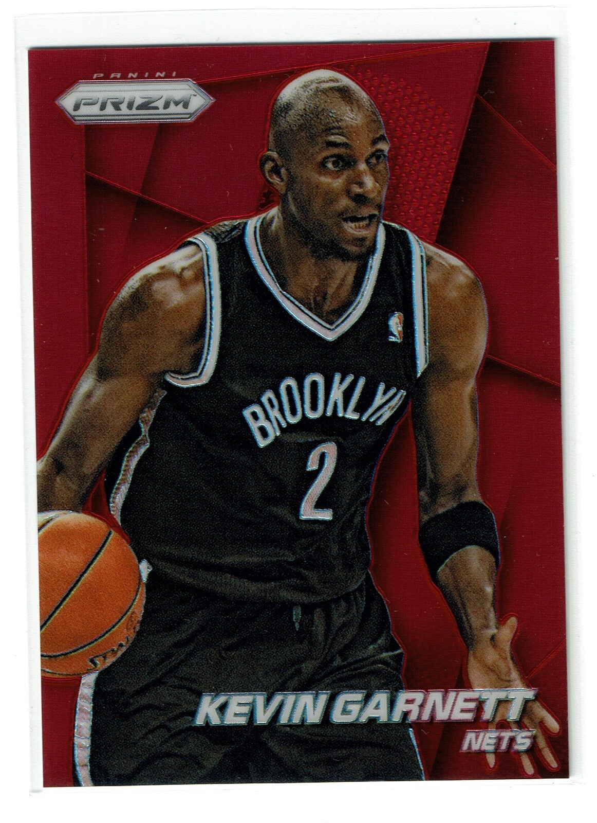 Kevin Garnett 2014-2015 Panini Prizm Red Prizm 45/49 Nets
