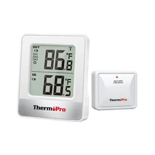 ThermoPro Indoor Outdoor Thermometer Wireless 500FT, Outside Greenhouse Therm...