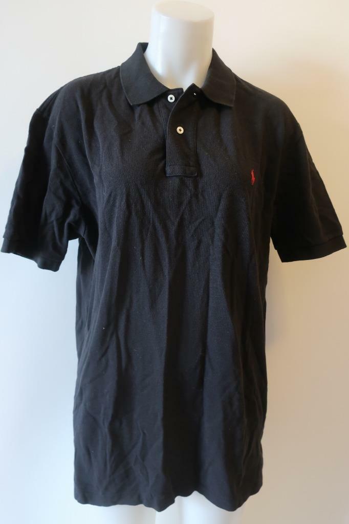MENS POLO BY RALPH LAUREN BLACK POLO SHIRT L * | eBay
