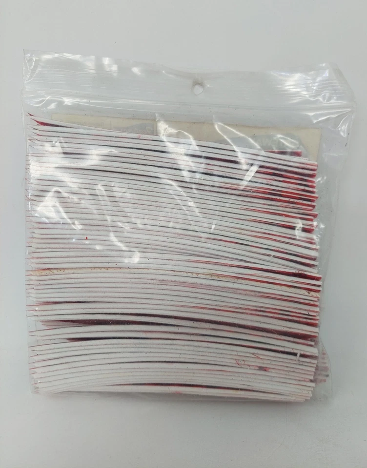 100 Pack Gateway Feathers 5" Left Wing: Shield Faux Barred Red 500LSBRD-100 - Image 3 of 3