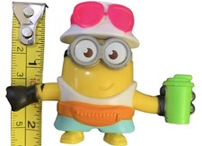 2019 Vacation Tourist Jerry 2" Minion Figure Despicable Me Rise Of Gru McDonalds