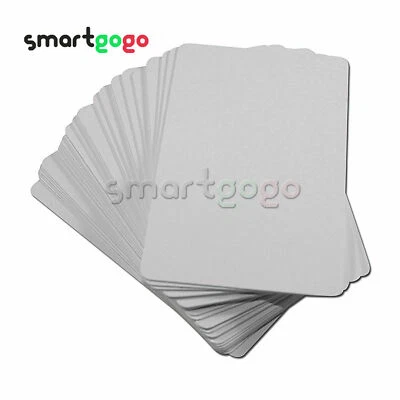 GCSUPERMARKET 100pcs NFC thin smart card tag 1k S50 IC 13.56MHz Read & Write RFID M94 BSG