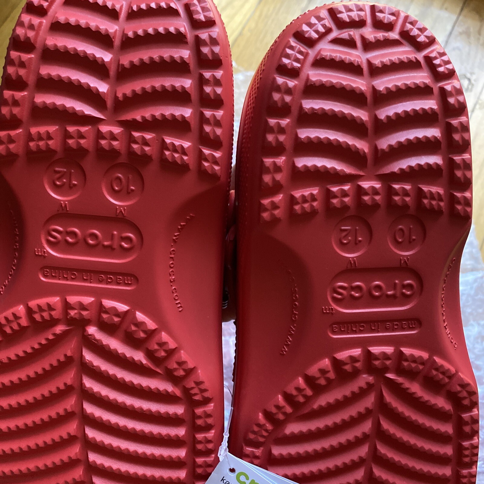 Karol G x Crocs Classic Clog Limited Edition Red Mens 10 / Womens 12 image 9