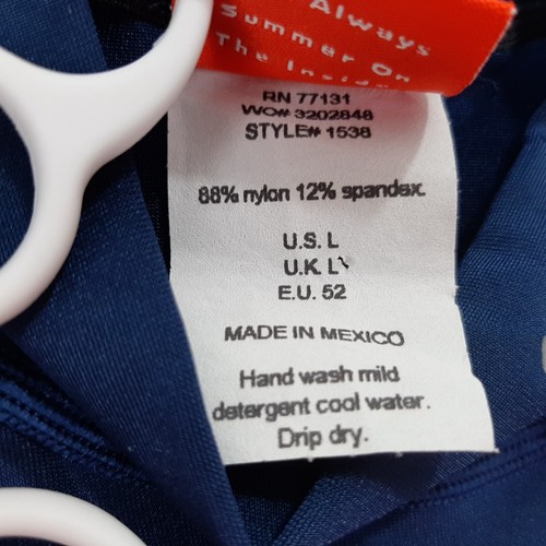O'NEILL Boy's Swim Shirt Size L Navy Blue Rash Guard UV Ultraviolet Protection - Picture 6 of 17