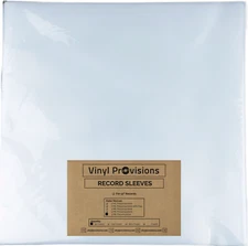 (50) 12" LP Outer Record Sleeves (3 Mil. Polyethylene)