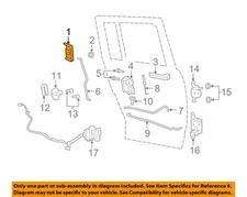 CHRYSLER OEM 07-17 Compass Rear Door Lock Hardware-Handle, Outside 5115826AF